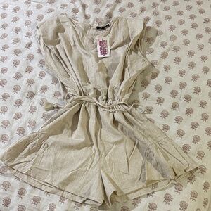 Beige Romper
